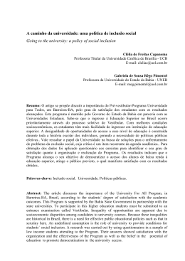 programa universidade para todos: estudo de caso