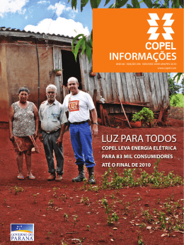 INFORMA&Ccedil;&Otilde;ES LUZ PARA TODOS