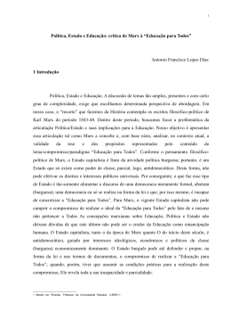 politica, estado e educacao-critica de marx a educacao para todos