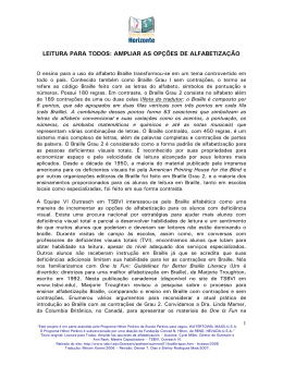 leitura para todos: ampliar as op&ccedil;&otilde;es de alfabetiza&ccedil;&atilde;o