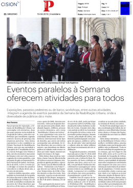Eventos paralelos &agrave; Semana oferecem atividades para todos