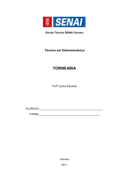 Apostila Tornearia - Professor Carlos Eduardo