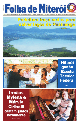 Irm&atilde;os Mylena e M&aacute;rvio Ciribelli Prefeitura tra&ccedil;a metas para salvar