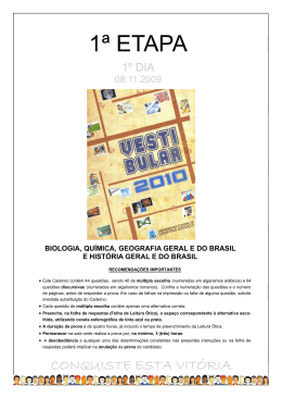 Provas do 1º Dia