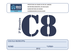 8&ordm; ano - BIO NA REDE