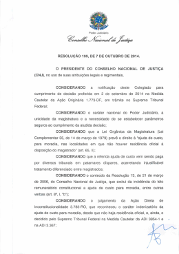 RESOLU&Ccedil;&Atilde;O 199, DE 7 DE OUTUBRO DE 2014. O