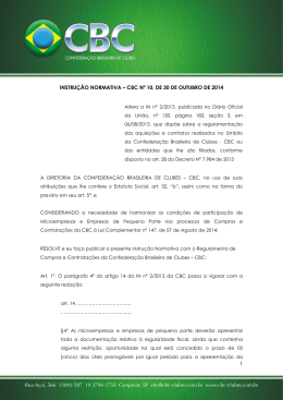 instrução normativa – cbc nº 10, de 30 de outubro de 2014