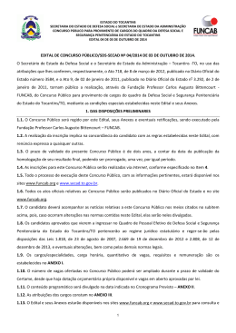 Abertura Edital