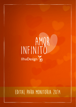 Edital para monitoria 2014