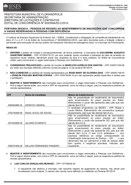 PREFEITURA MUNICIPAL DE FLORIAN&Oacute;POLIS