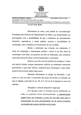 PODER JUDICIÁRIO - Tribunal de Justiça do Estado de Mato Grosso