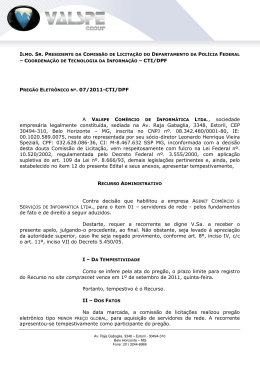Recurso - Pol&iacute;cia Federal
