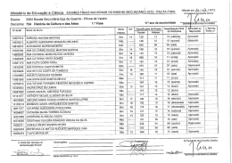 Ministério da Educação e Ciência EXAMES FINAIS NACIONAIS DO