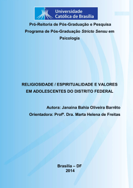 Janaina Bahia Oliveira Barr&ecirc;to - Universidade Cat&oacute;lica de Bras&iacute;lia