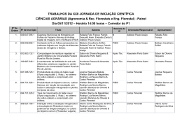 Apresenta&ccedil;&otilde;es Pain&eacute;is