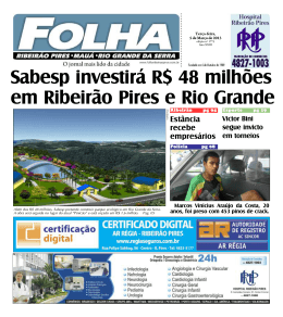 Edição: 1775 De - Folha Ribeirão Pires