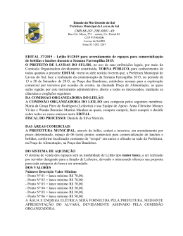 EDITAL 37/2015 - Prefeitura Municipal de Lavras do Sul
