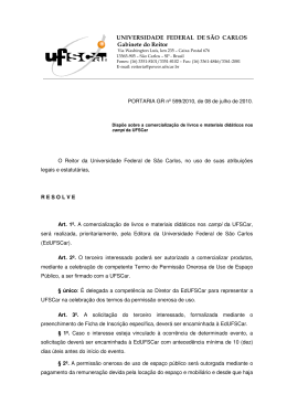 Portaria GR n&ordm; 599/2010, de 08 de julho de 2010