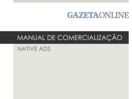 NOVO GAZETA ONLINE - Mídia Kit – A Gazeta / Notícia Agora