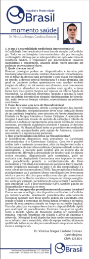 Dr. Vinicius Borges Esteves - Hospital e Maternidade Brasil