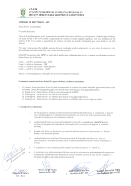 " " `- ca-cbf fomunicado oficial i)i9 009/ca