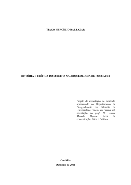 Texto - Filosofia - Universidade Federal do Paran&aacute;
