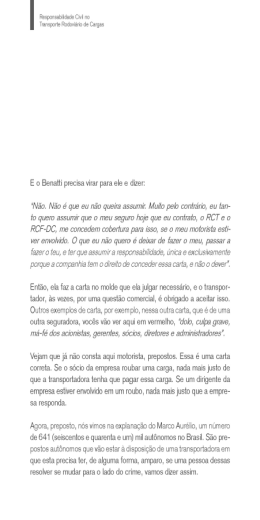Não Não é que eu não queira assumir Muito pe/o contrário, eu tan
