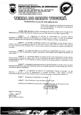 PREFEITURA MUNICIPAL DE DERRUBADAS