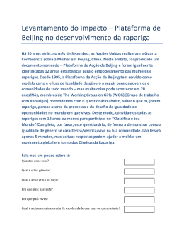Plataforma de Beijing no desenvolvimento da rapariga