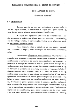 Sabemos que nao se pode dar um tratamento gramatlcal, luz