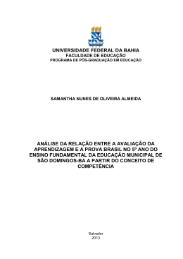 Disserta&ccedil;&atilde;o de Mestrado - Samantha Nunes de Oliveira Almeida