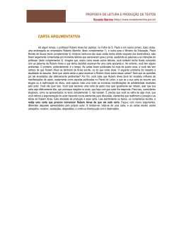 CARTA ARGUMENTATIVA CARTA