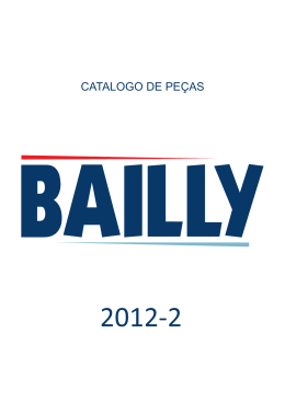 Catálogo de peças