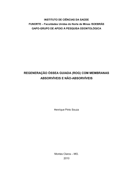 (rog) com membranas absorv&iacute;veis e n&atilde;o