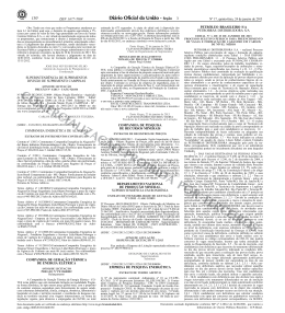 Veja a publica&ccedil;&atilde;o no D.O.U