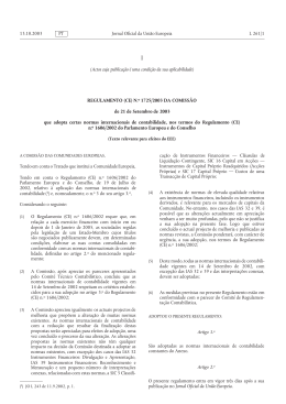 13.10.2003 PT L 261/1 Jornal Oficial da Uni&atilde;o Europeia (Actos cuja
