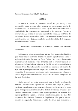 leia a &iacute;ntegra - Supremo Tribunal Federal
