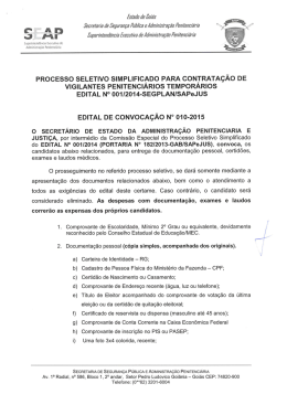 edital de convoca&ccedil;&atilde;o vpt 010-2015