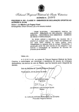 Page 1 . mew/ aše awía Cšamm ACÓRDÃO N. 205
