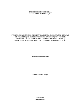 Fundo de manuten&ccedil;&atilde;o e desenvolvimento da educa&ccedil;&atilde;o b&aacute;sica e de