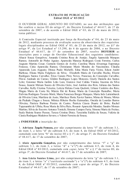 GOVERNO DO ESTADO DE MINAS GERAIS