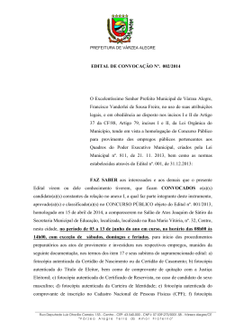 edital de convoca&ccedil;&atilde;o n&ordm; 02/2014