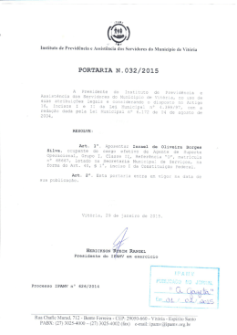 portaria n&ordm; 32/2015