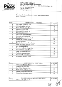 ESTADO DO PIAUÍ - Prefeitura de Picos