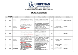 Sal&atilde;o de Eventos I