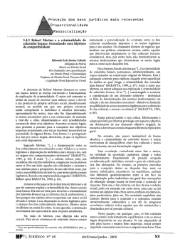 Robert Merton e a criminalidade