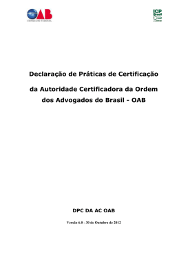 DPC_AC OAB_v6.0 - Certifica&ccedil;&atilde;o Digital