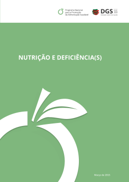 NUTRIÇÃO E DEFICIÊNCIA(S)