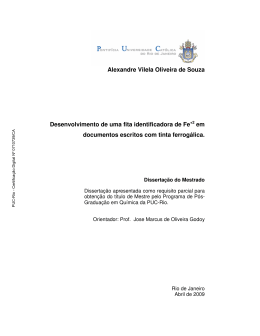 Alexandre Vilela Oliveira de Souza Desenvolvimento de