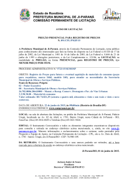 PREFEITURA MUNICIPAL DE JI